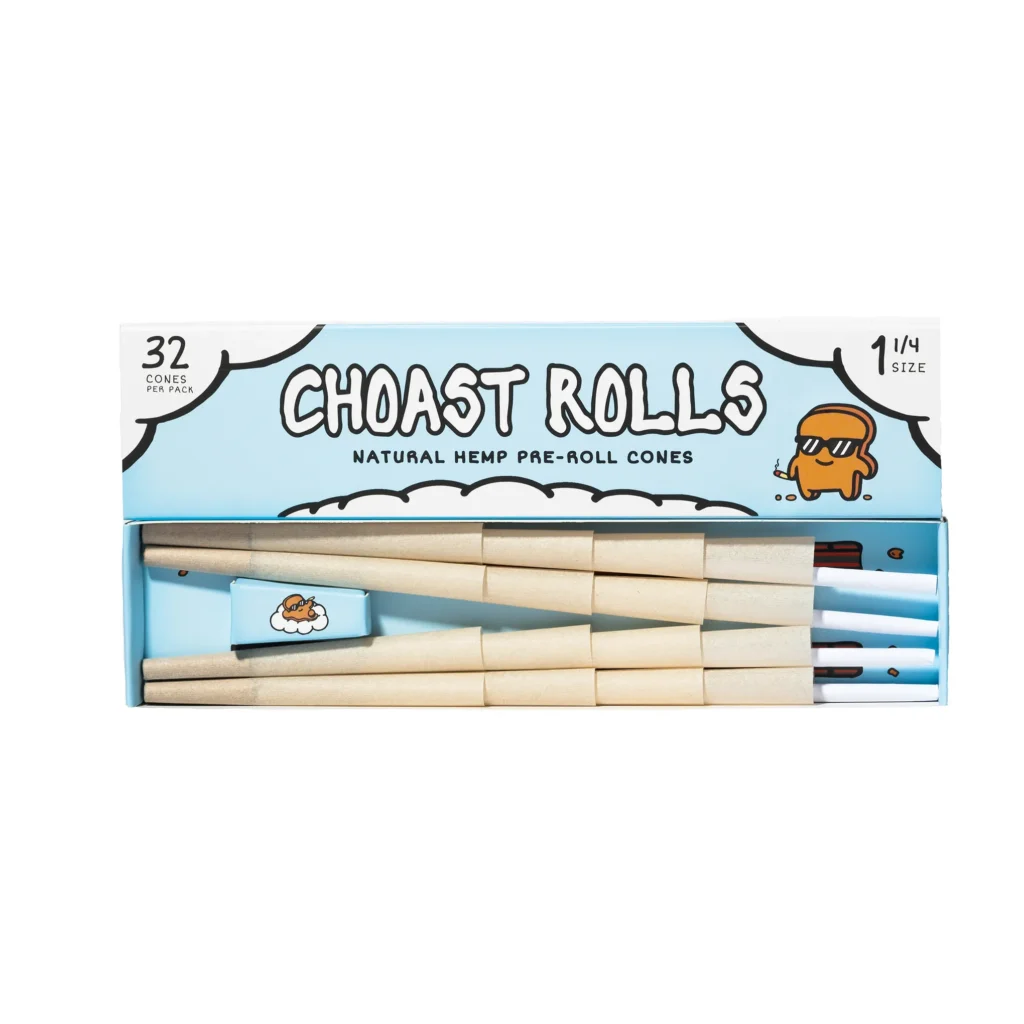 32 Pack Bulk Hemp Cones 1 1/4 | Choast Rolls