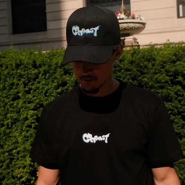 Our Grafftee on our model in a lifestyle image.