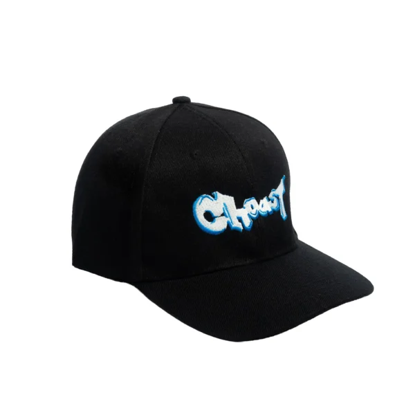 Angle shot showing the front and side of our Choast Graffcap.
