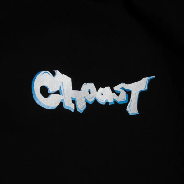 Close Up image of our Graffiti lettering spelling choast. It shows the Choast word in its graffiti styling.