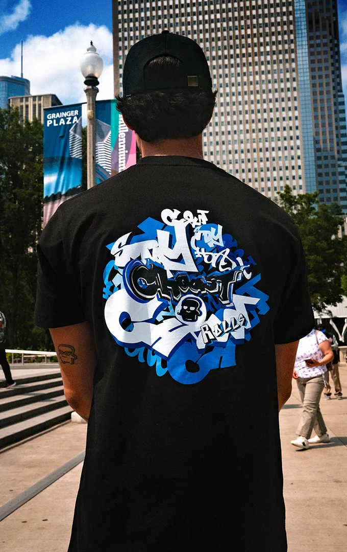 Rocking our Grafftee from our limited Streetwear Collection
