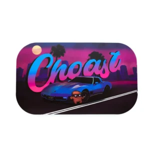Stay on cruise control with our Retro themed rolling tray with magnetic lid