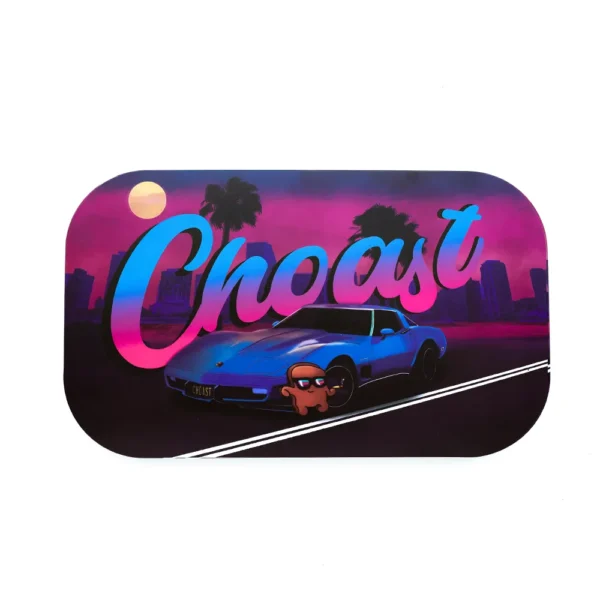 Stay on cruise control with our Retro themed rolling tray with magnetic lid