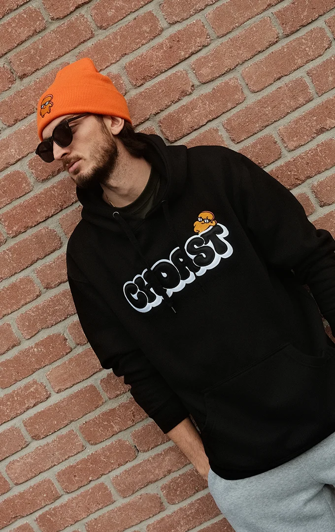 Showing our premium Choast Bubble Hoodie from our Streetwear Collection Line