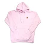 Front shot of our pink OG choasted hoodie
