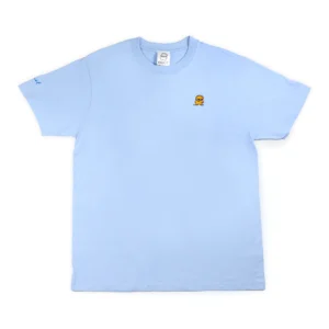 Choast Class Tee in baby blue with small chest embroidery